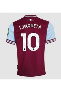 West Ham United Lucas Paqueta #10 Fotballdrakt Hjemme Klær 2024-25 Korte ermer